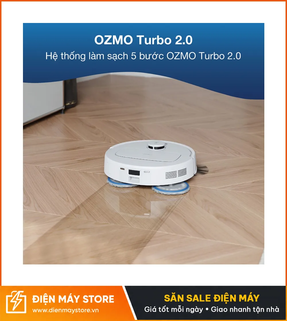 Ecovacs Deebot N30 Pro Omni Robot H&uacute;t Bụi Lau Nh&agrave; 2025