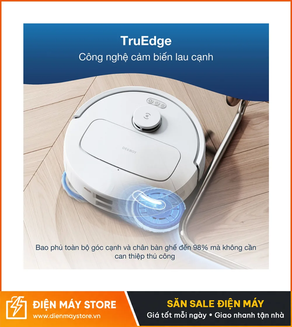 Ecovacs Deebot N30 Pro Omni Robot H&uacute;t Bụi Lau Nh&agrave; 2025