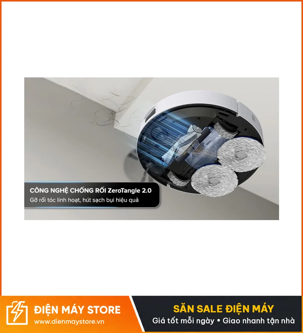 Ecovacs Deebot N30 Pro Omni Robot H&uacute;t Bụi Lau Nh&agrave; 2025
