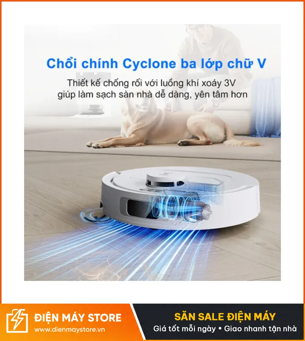 Ecovacs Deebot T30C 2026 Robot H&uacute;t Bụi Lau Nh&agrave; Tự Động