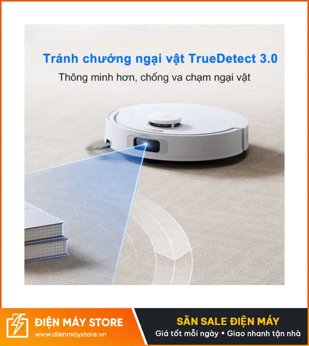 Ecovacs T30C Gen 2 Robot H&uacute;t Bụi Lau Nh&agrave; Tự Động 2026