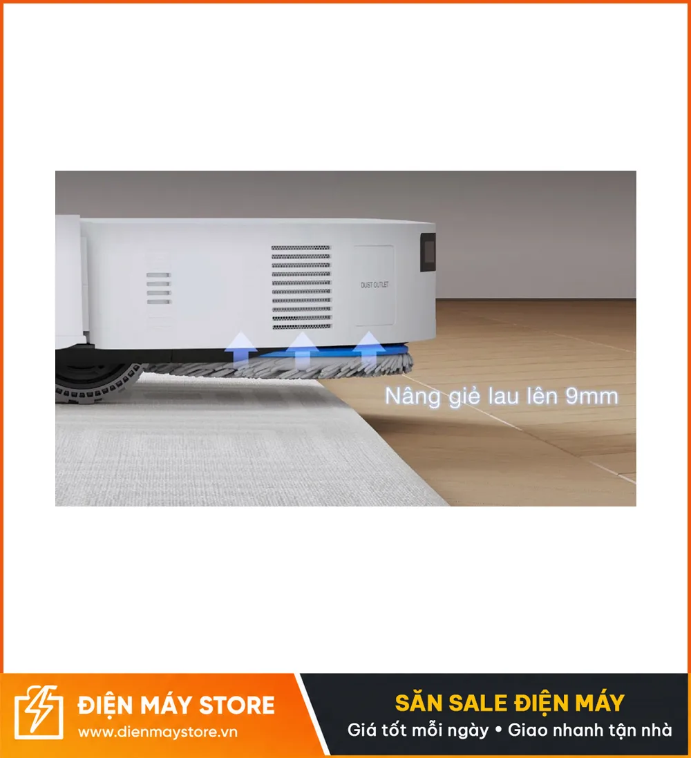 Ecovacs T50 Pro Omni Gen 3 Robot H&uacute;t Bụi Lau Nh&agrave; Tự Động