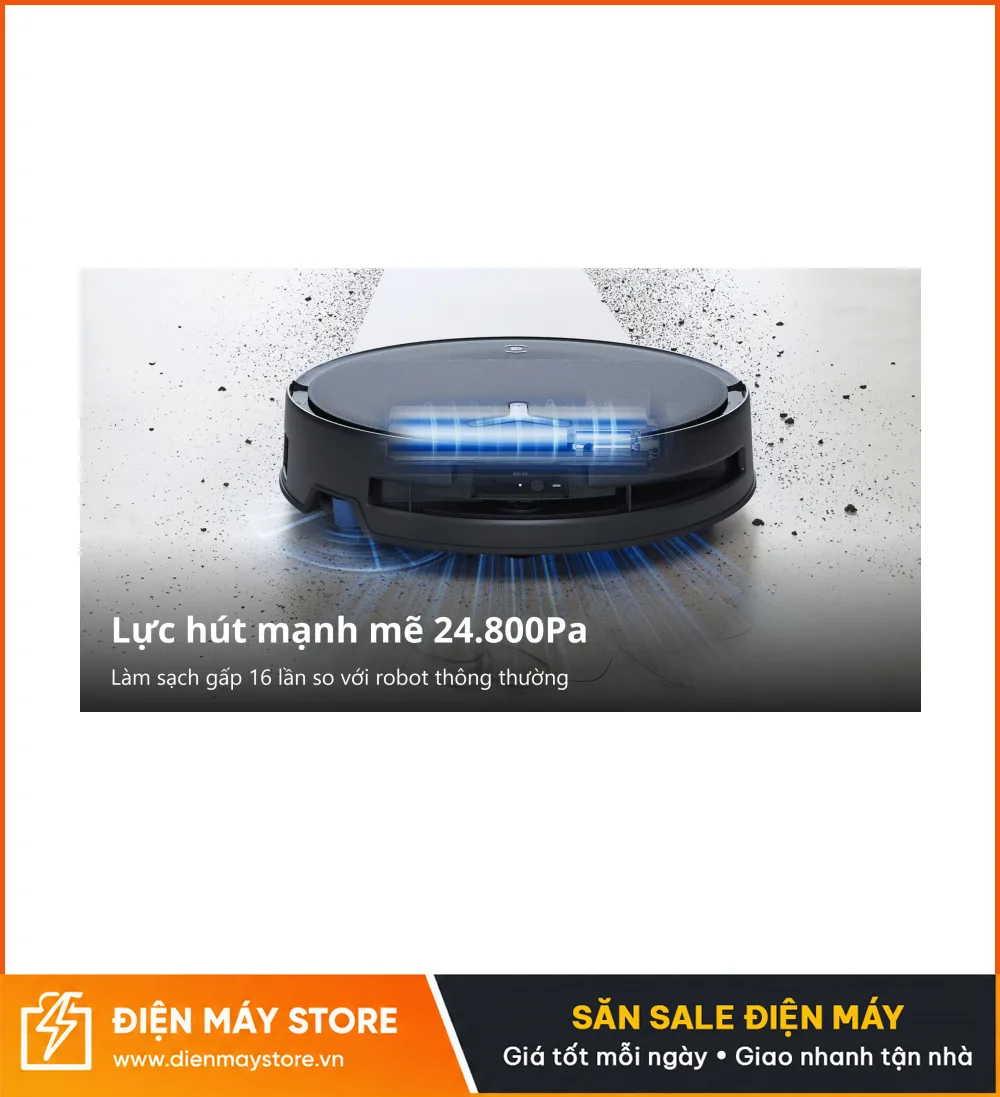 Ecovacs T80S Omni 2027 Robot H&uacute;t Bụi Lau Nh&agrave; Tự Động
