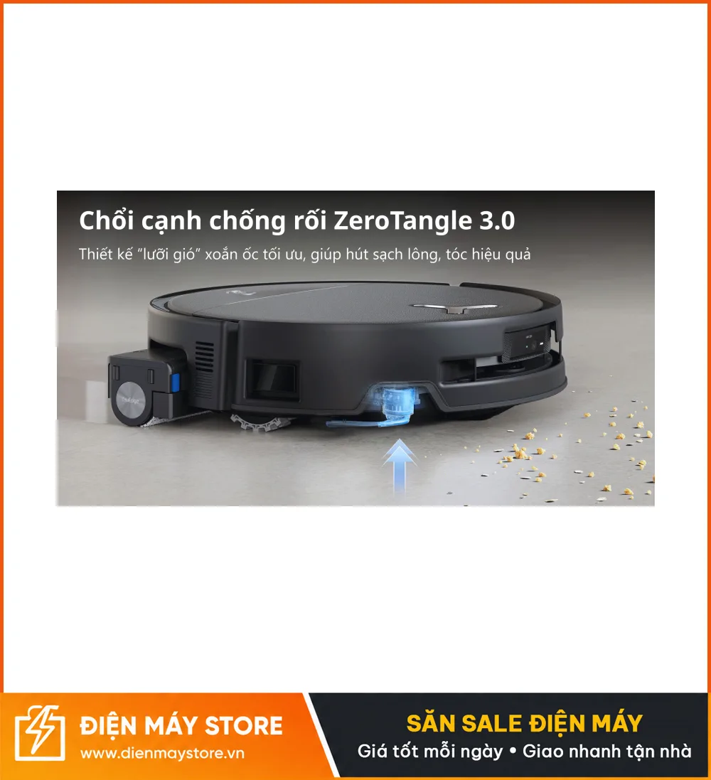 Ecovacs T80S Omni 2027 Robot H&uacute;t Bụi Lau Nh&agrave; Tự Động