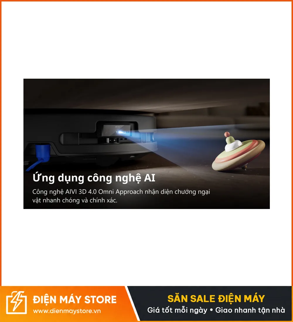 Ecovacs T90 Pro Omni Robot H&uacute;t Bụi Lau Nh&agrave; 2026