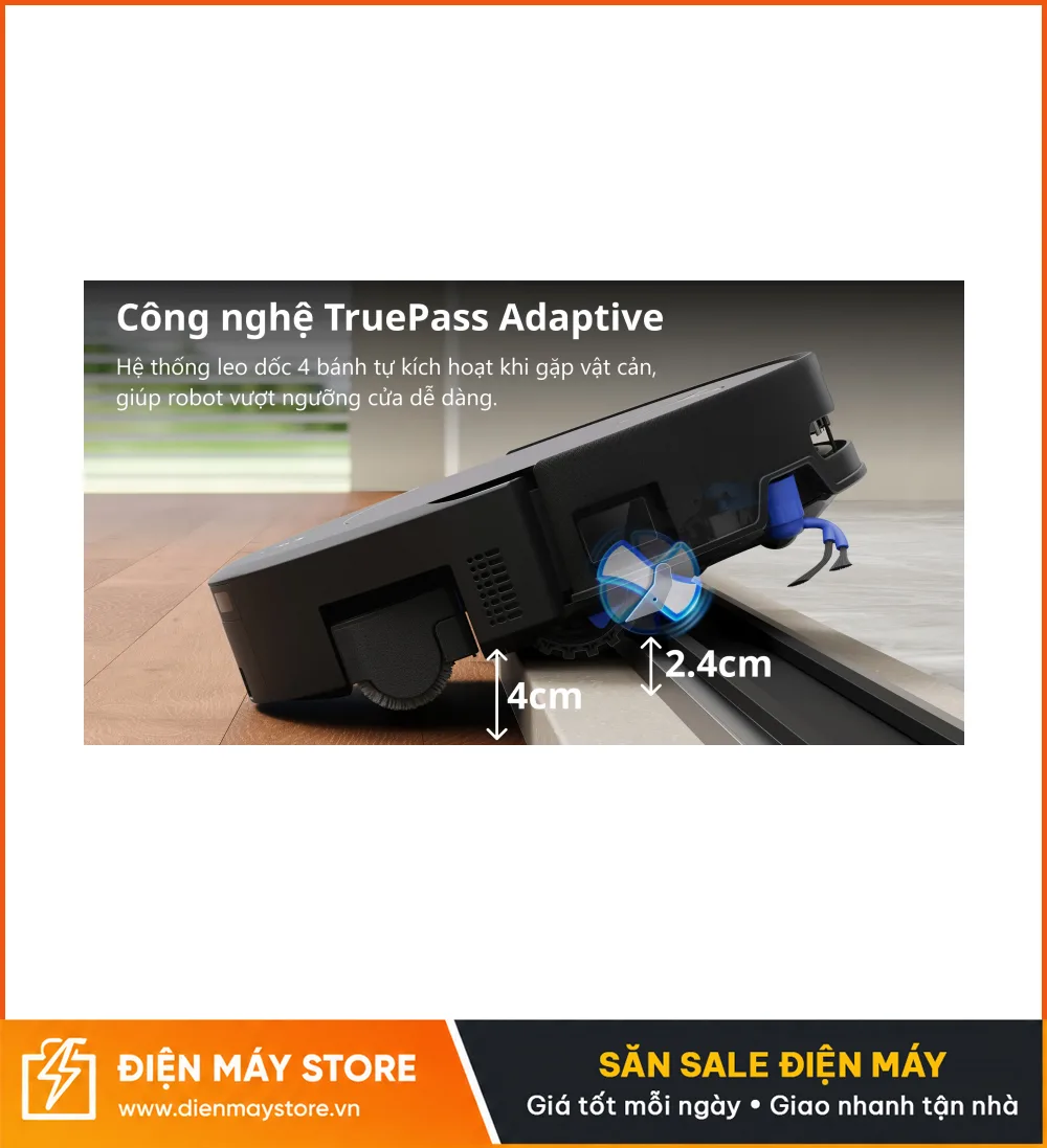 Ecovacs T90 Pro Omni Robot H&uacute;t Bụi Lau Nh&agrave; 2026