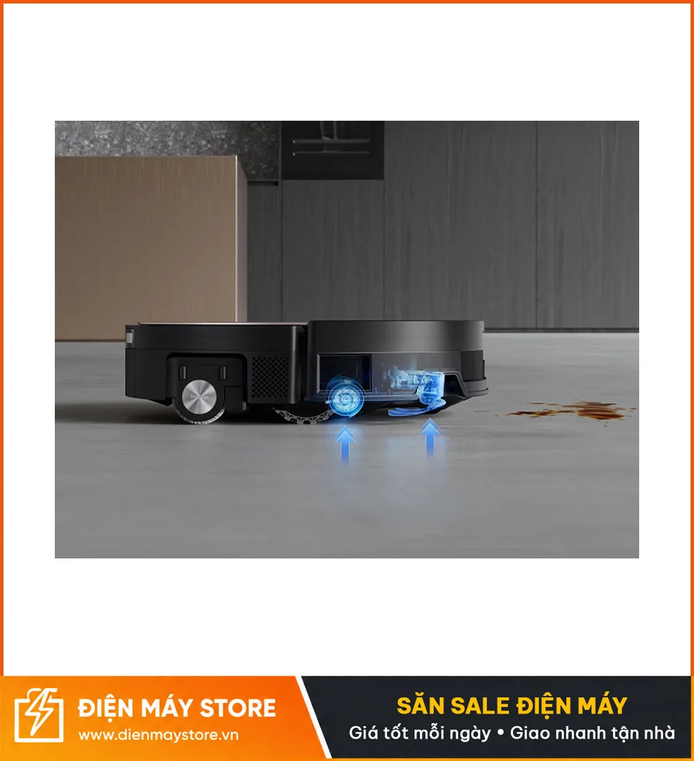 Ecovacs Deebot X11 OmniCyclone Robot H&uacute;t Bụi Lau Nh&agrave; Th&ocirc;ng Minh 2025