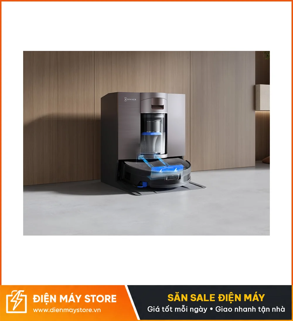 Ecovacs Deebot X11 OmniCyclone Robot H&uacute;t Bụi Lau Nh&agrave; Th&ocirc;ng Minh 2025