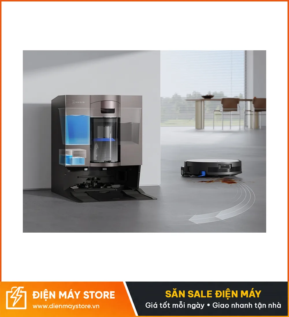 Ecovacs Deebot X11 OmniCyclone Robot H&uacute;t Bụi Lau Nh&agrave; Th&ocirc;ng Minh 2025