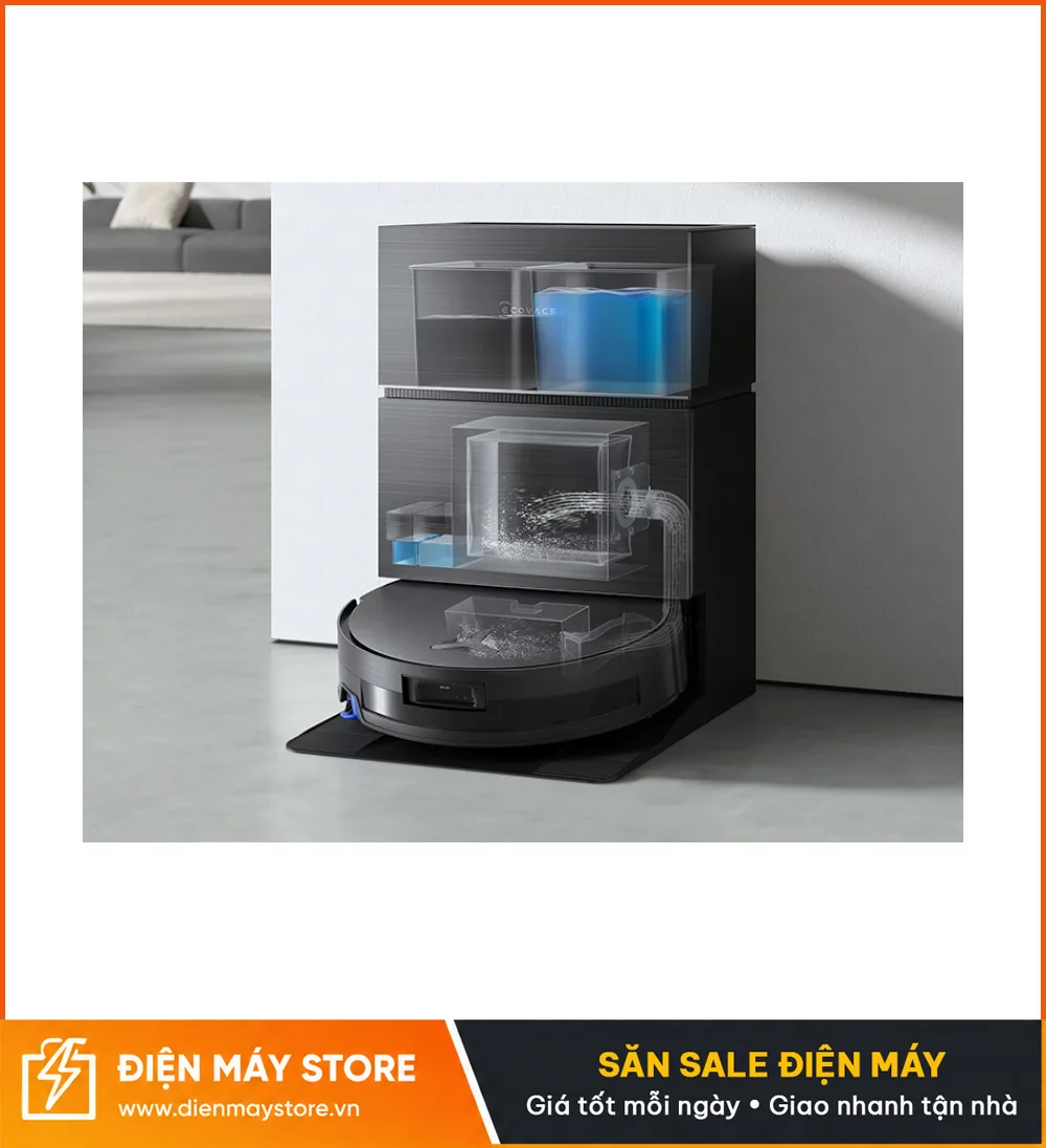 Ecovacs X11 Pro Omni Robot H&uacute;t Bụi Lau Nh&agrave; Th&ocirc;ng Minh 2025