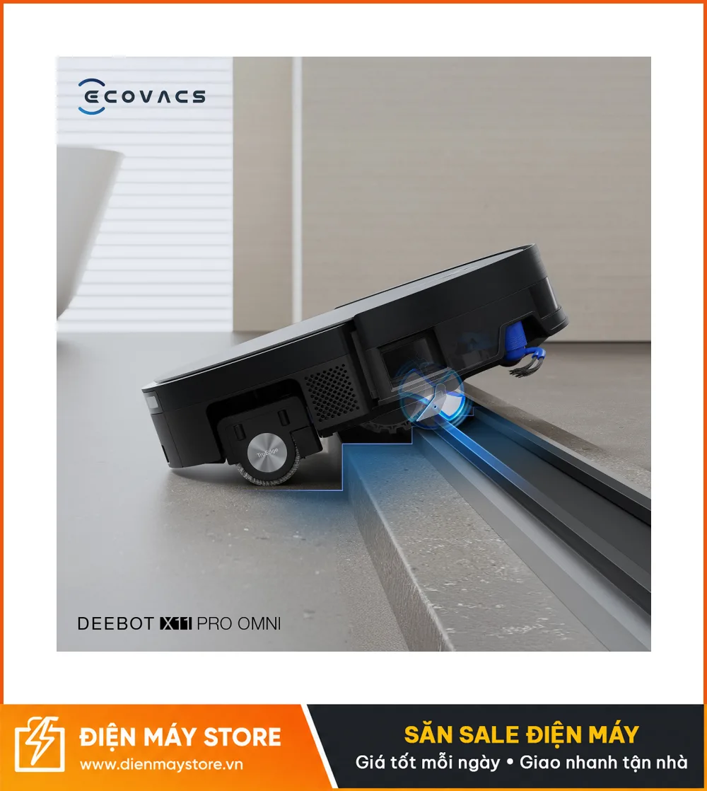 Ecovacs X11 Pro Omni Robot H&uacute;t Bụi Lau Nh&agrave; Th&ocirc;ng Minh 2025