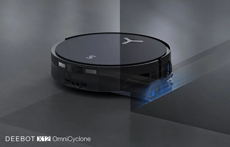 Ecovacs Deebot X12 OmniCyclone Robot H&uacute;t Bụi Lau Nh&agrave; Tự Động 2026